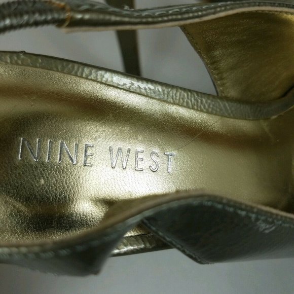 NINE‎ WEST FLAMBEAU PLATFORM HEELS 5.5 M - Picture 8 of 10